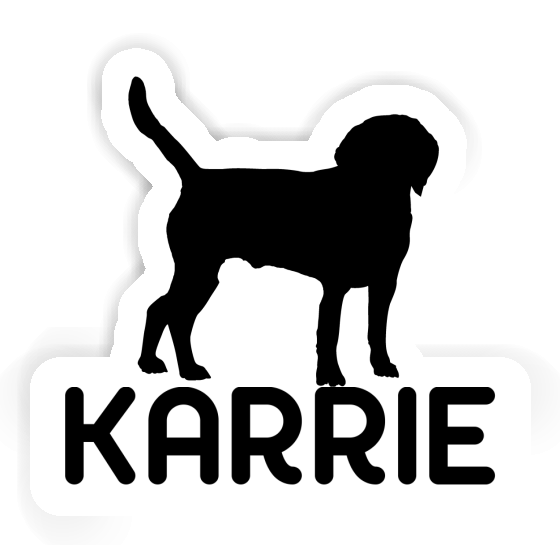 Aufkleber Karrie Hund Image