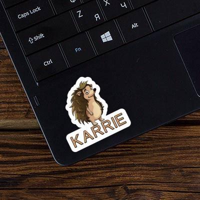 Karrie Sticker Standing Hedgehog Laptop Image