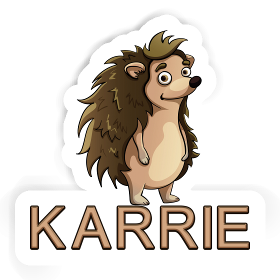 Karrie Sticker Standing Hedgehog Image