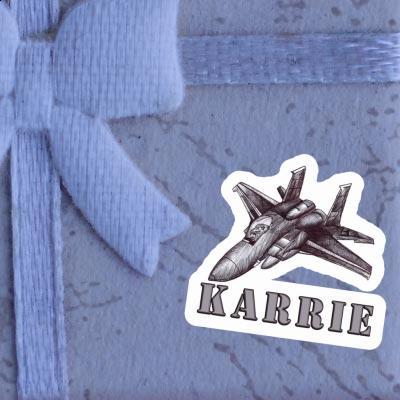 Sticker Karrie Plane Laptop Image