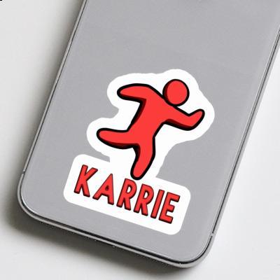 Runner Sticker Karrie Notebook Image