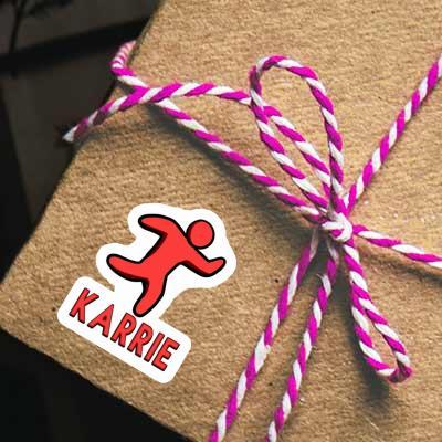 Karrie Aufkleber Läufer Gift package Image