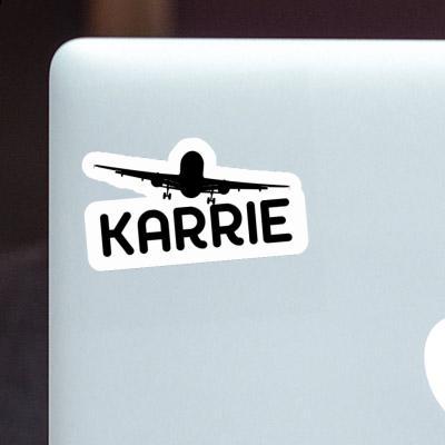 Sticker Flugzeug Karrie Image