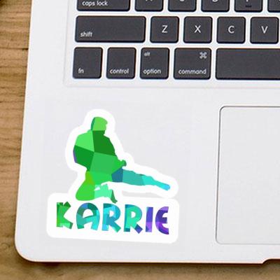 Sticker Karrie Karateka Notebook Image