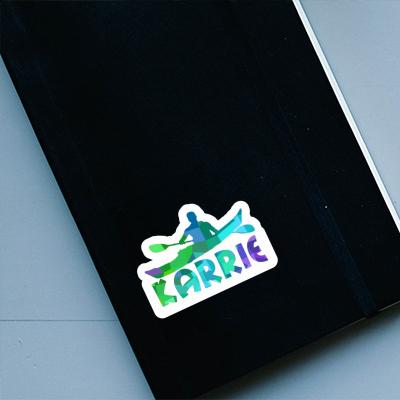 Kayaker Sticker Karrie Laptop Image