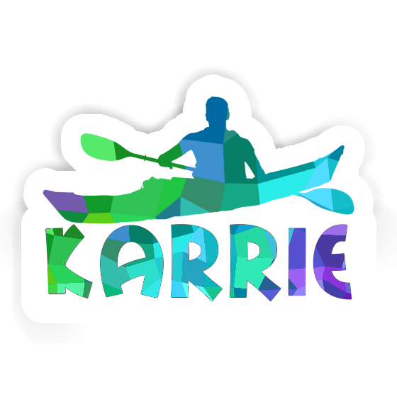 Kayaker Sticker Karrie Laptop Image