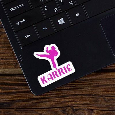 Karrie Sticker Karateka Laptop Image