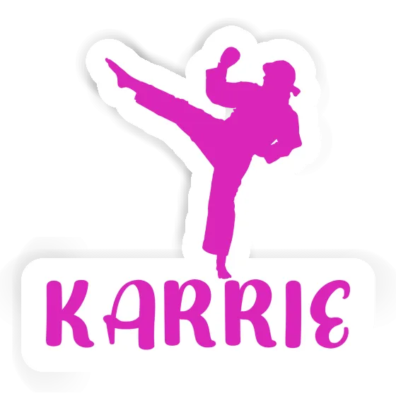 Karateka Sticker Karrie Notebook Image