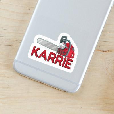 Karrie Sticker Kettensäge Notebook Image