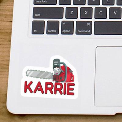 Karrie Sticker Chainsaw Image