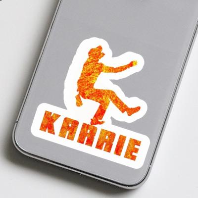 Karrie Autocollant Grimpeur Laptop Image