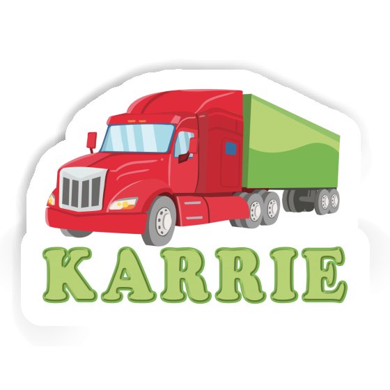 Karrie Sticker Articulated lorry Notebook Image