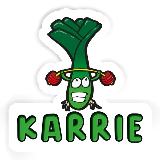 Sticker Karrie Weightlifter Notebook Image