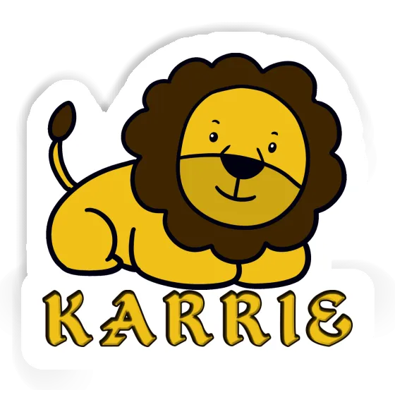 Karrie Sticker Lion Laptop Image