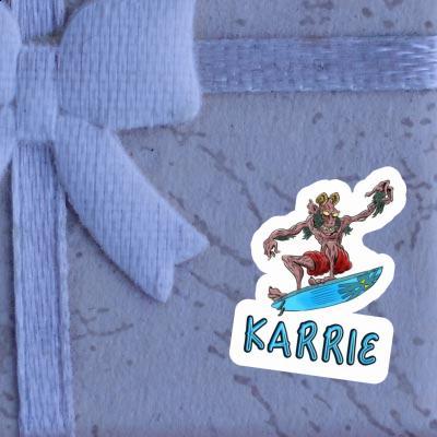 Sticker Karrie Surfer Laptop Image