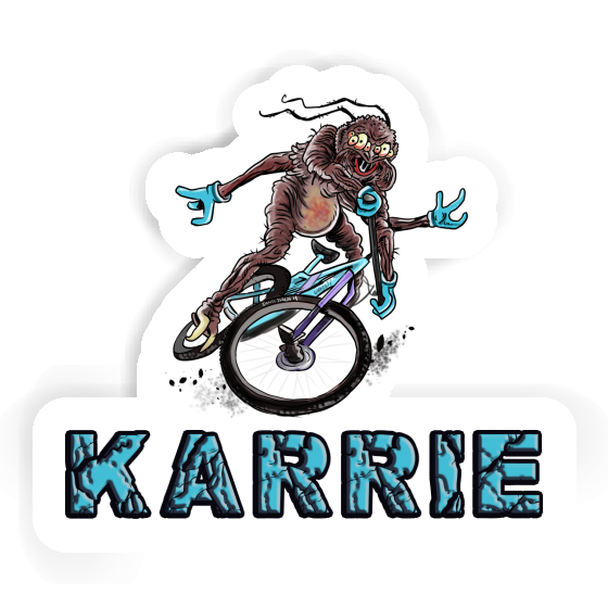 Aufkleber Karrie Mountainbiker Laptop Image