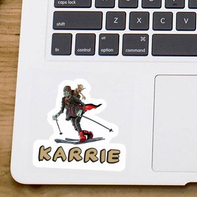 Sticker Telemarker Karrie Laptop Image