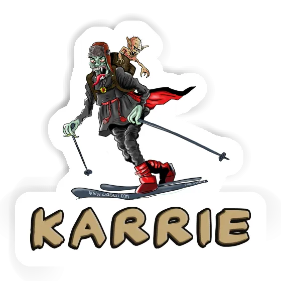 Karrie Sticker Telemarker Notebook Image