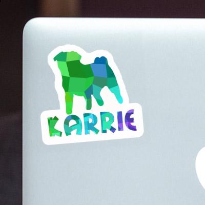 Pug Sticker Karrie Notebook Image