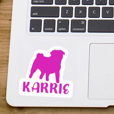 Sticker Pug Karrie Laptop Image