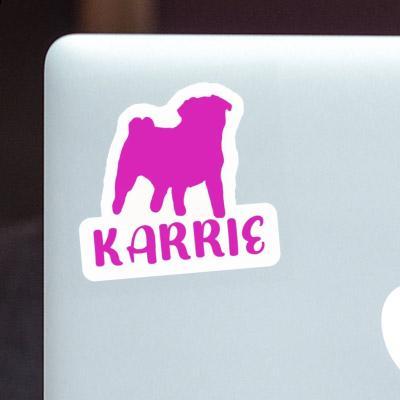 Sticker Pug Karrie Laptop Image