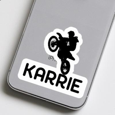 Karrie Sticker Motocross Jumper Notebook Image