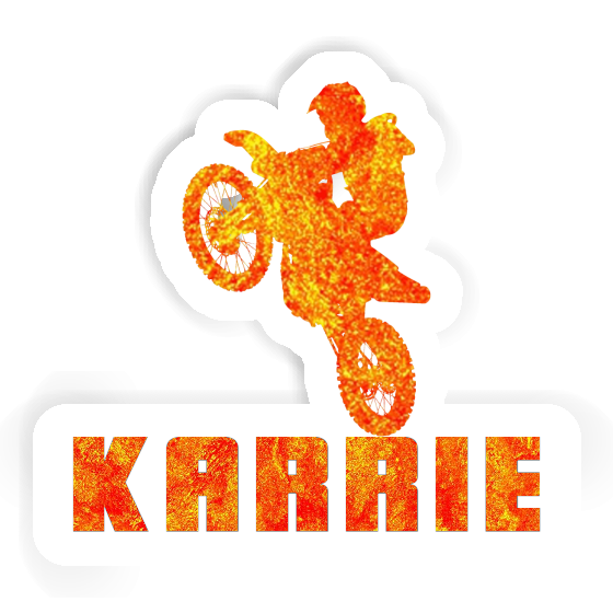 Motocross-Fahrer Sticker Karrie Gift package Image