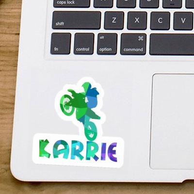 Sticker Karrie Motocross Rider Laptop Image