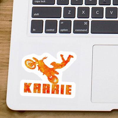 Aufkleber Motocross-Fahrer Karrie Laptop Image