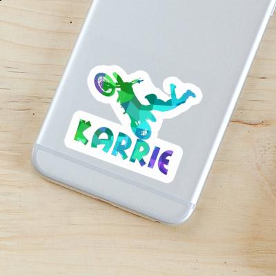 Sticker Motocross-Fahrer Karrie Gift package Image