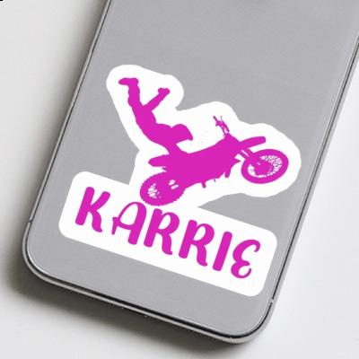 Karrie Autocollant Motocrossiste Notebook Image