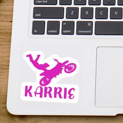 Motocross-Fahrer Sticker Karrie Image