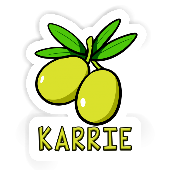 Olive Sticker Karrie Notebook Image