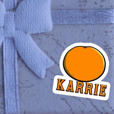 Sticker Orange Karrie Notebook Image