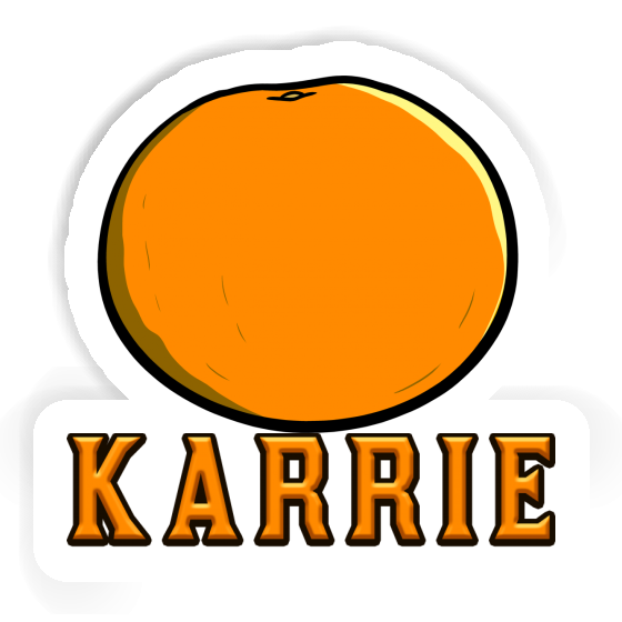 Sticker Orange Karrie Image