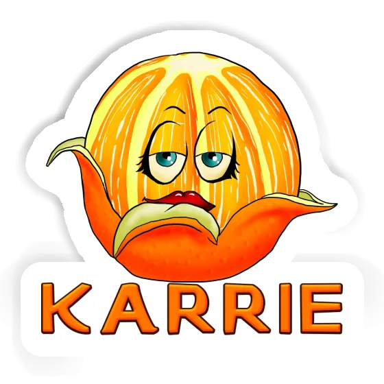 Orange Sticker Karrie Image