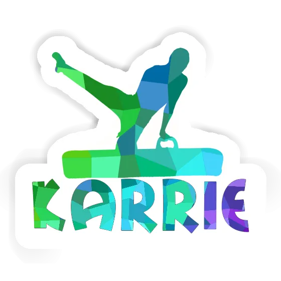 Gymnast Sticker Karrie Laptop Image