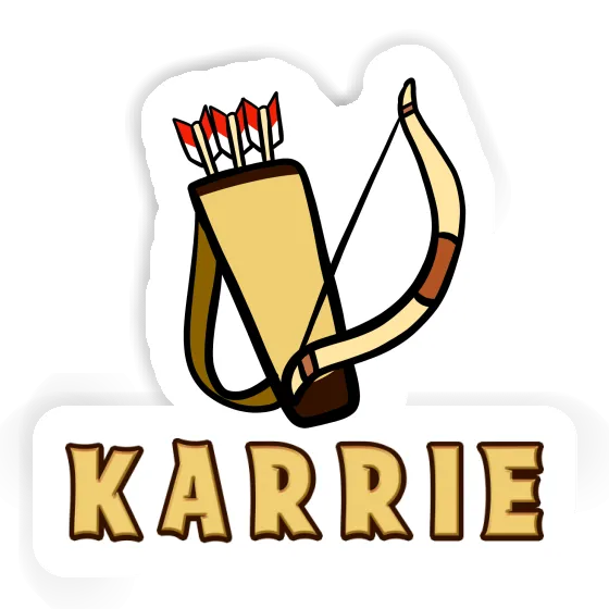 Sticker Karrie Arrow Bow Laptop Image