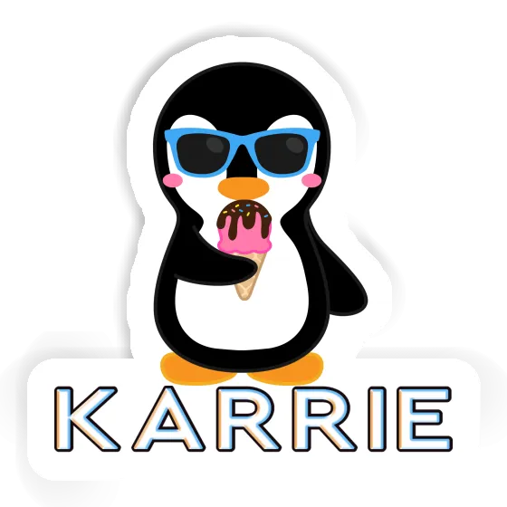 Penguin Sticker Karrie Laptop Image