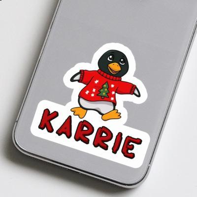 Aufkleber Weihnachtspinguin Karrie Laptop Image