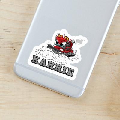 Karrie Sticker Snow groomer Laptop Image