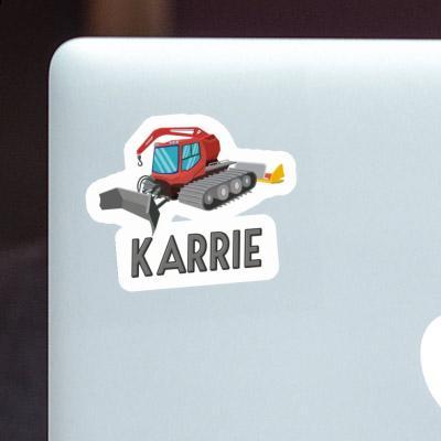 Sticker Snow Groomer Karrie Laptop Image