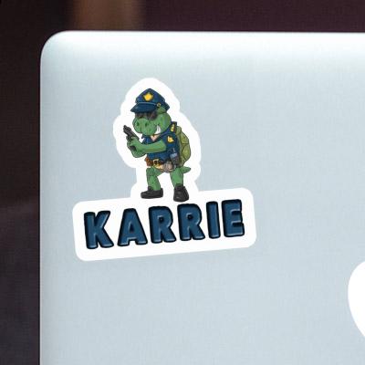 Karrie Autocollant Policier Laptop Image