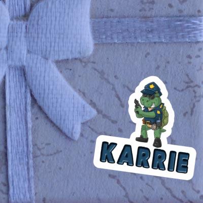 Karrie Sticker Police Officer Image