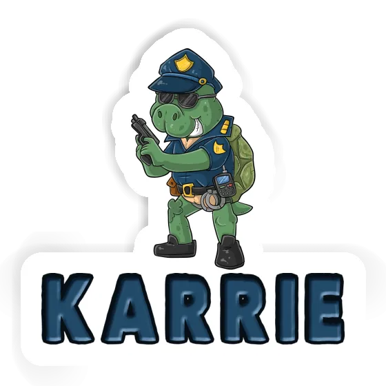 Karrie Sticker Police Officer Laptop Image