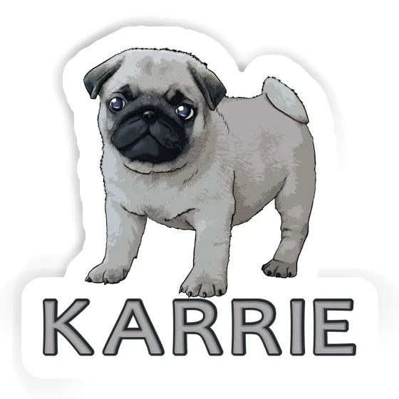 Sticker Pug Karrie Image