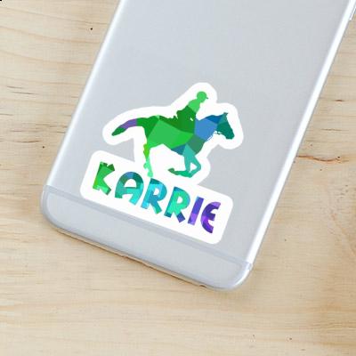 Karrie Sticker Horse Rider Image