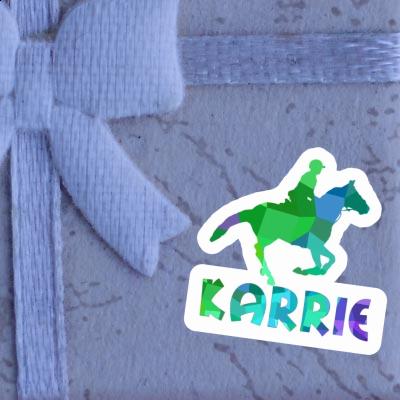 Karrie Sticker Horse Rider Image