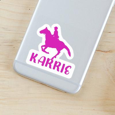 Karrie Sticker Horse Rider Notebook Image