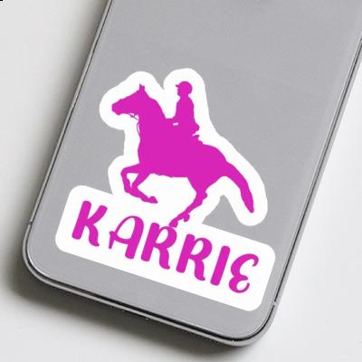 Sticker Horse Rider Karrie Notebook Image